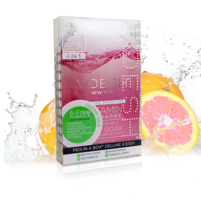 Voesh Pedi In A Box Deluxe 4 Step Vitamin Recharge