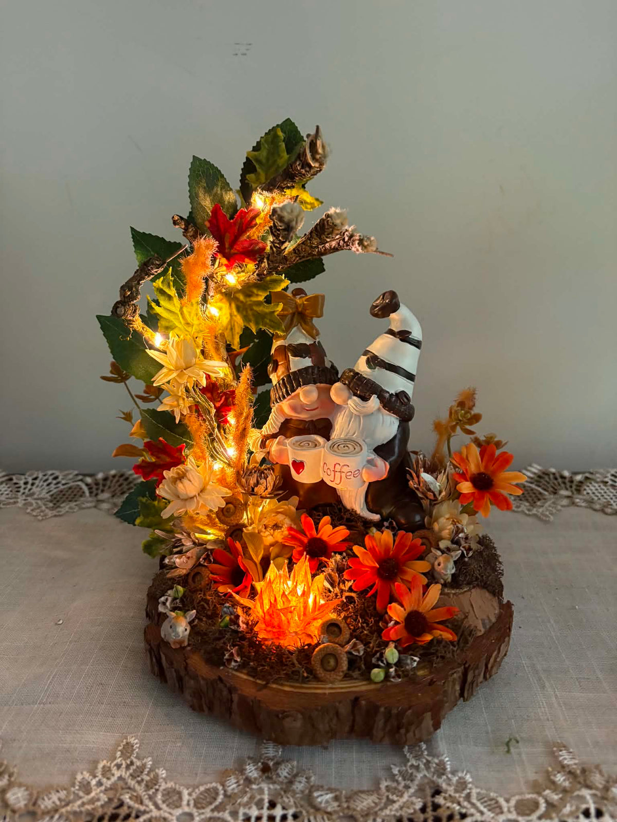 Autumn Evening Table Top Decor
8"W x 8"D x 9"H