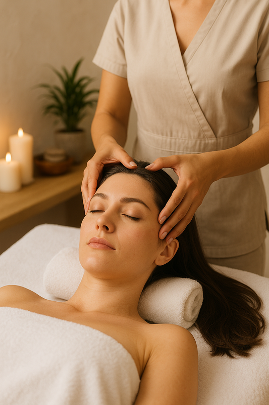 Mini Facial, Indian head and foot massage (45 min)