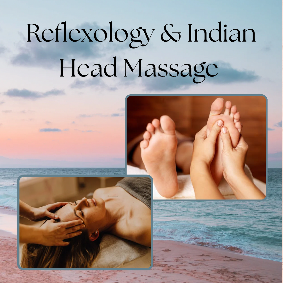 ⭐️1 Hour Reflexology & 30 min Indian Head Massage - (90 Min)