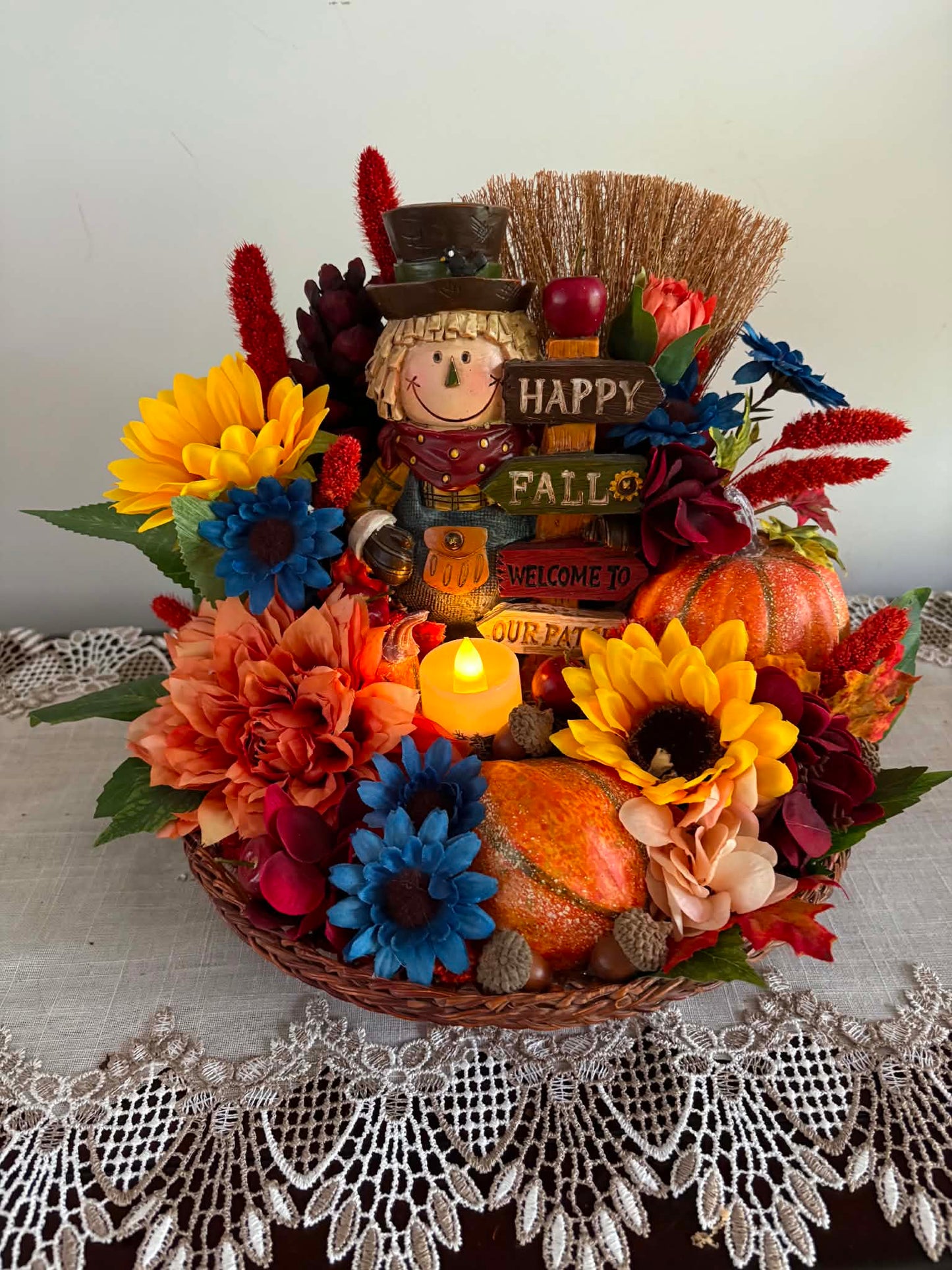 Fall Table Top Decor
14"W x 10"D x 10"H