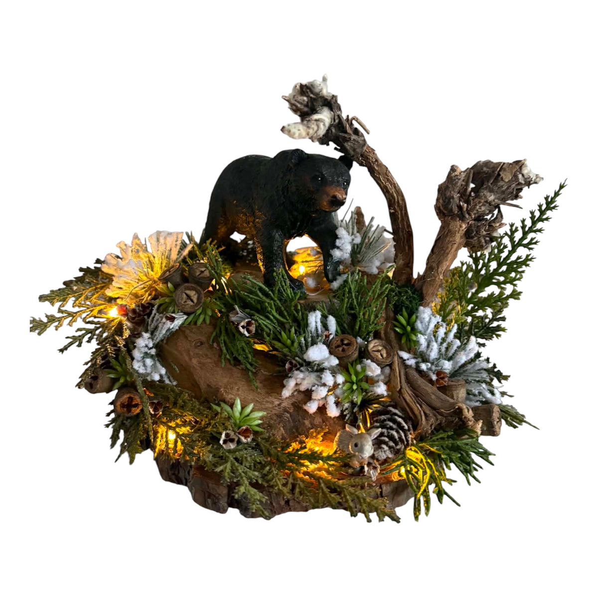 Bear Walk Table Decor with Lights