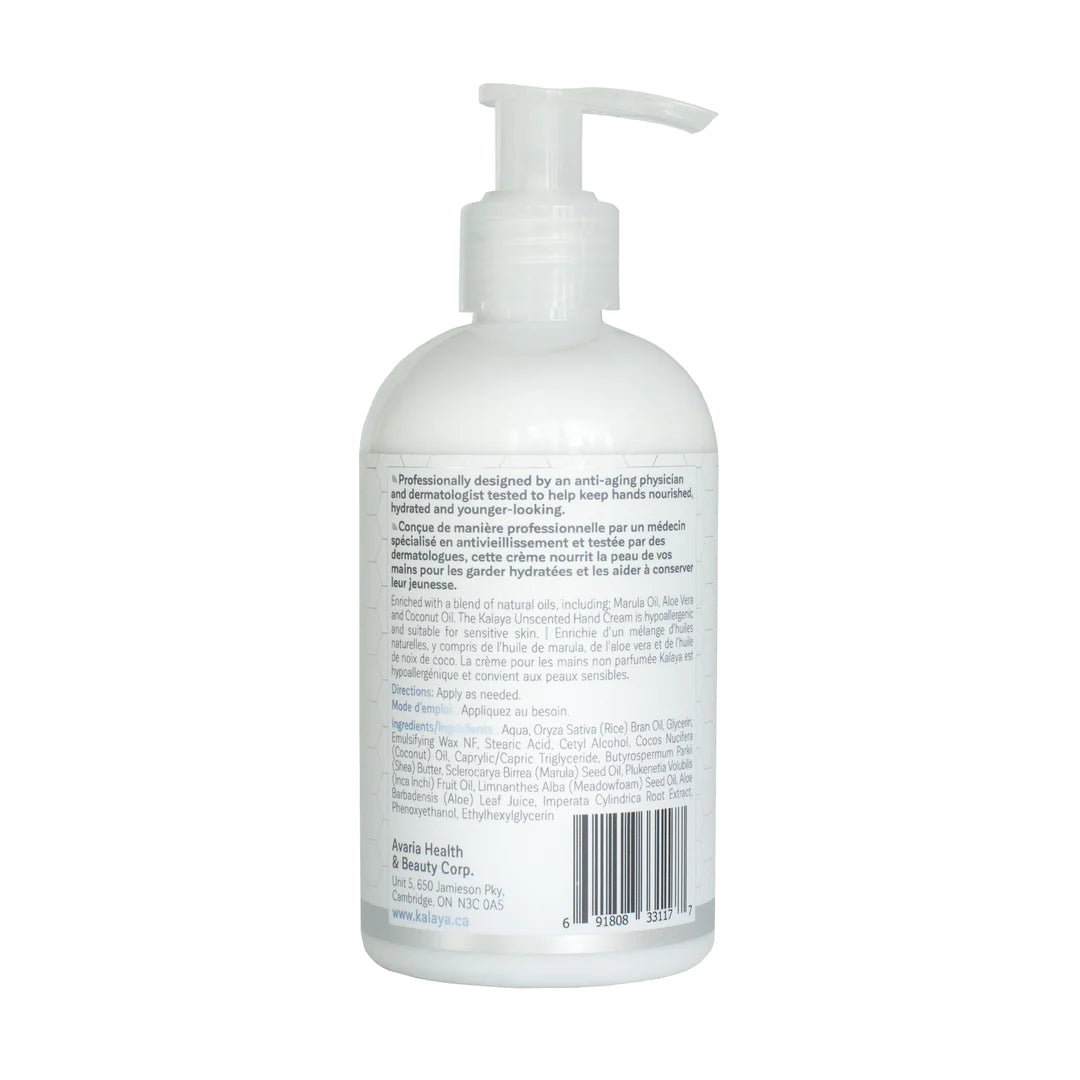 Kalaya Unscented Hand Cream 250ml