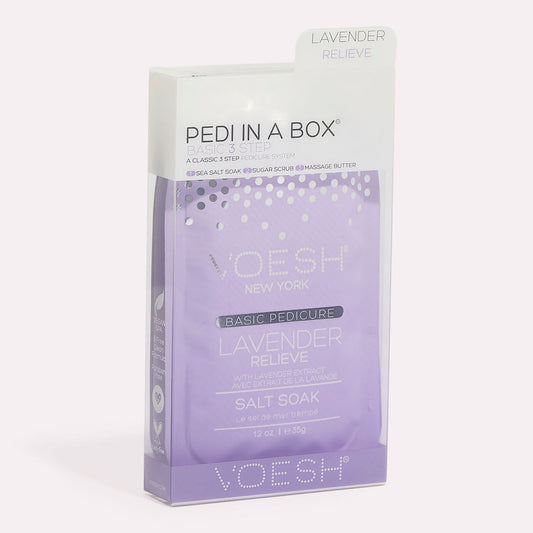 Voesh Pedi In A Box O2 Fizz 5 Step Lavender Vanilla