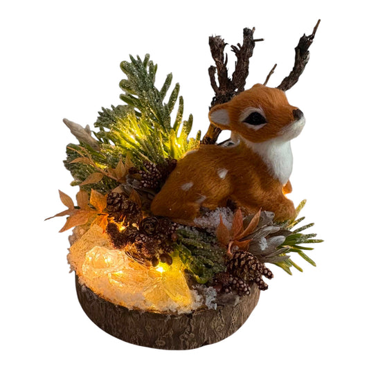 Fawn Floral
5"W x 5"H x 3"D