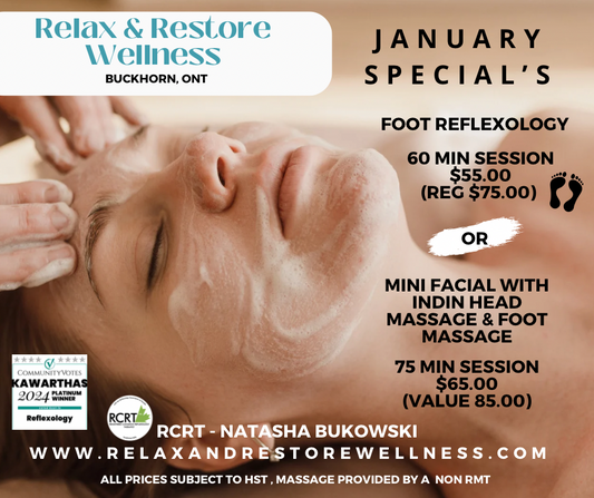 ⭐️January Special - Mini Facial and Indian Head & Foot Massage