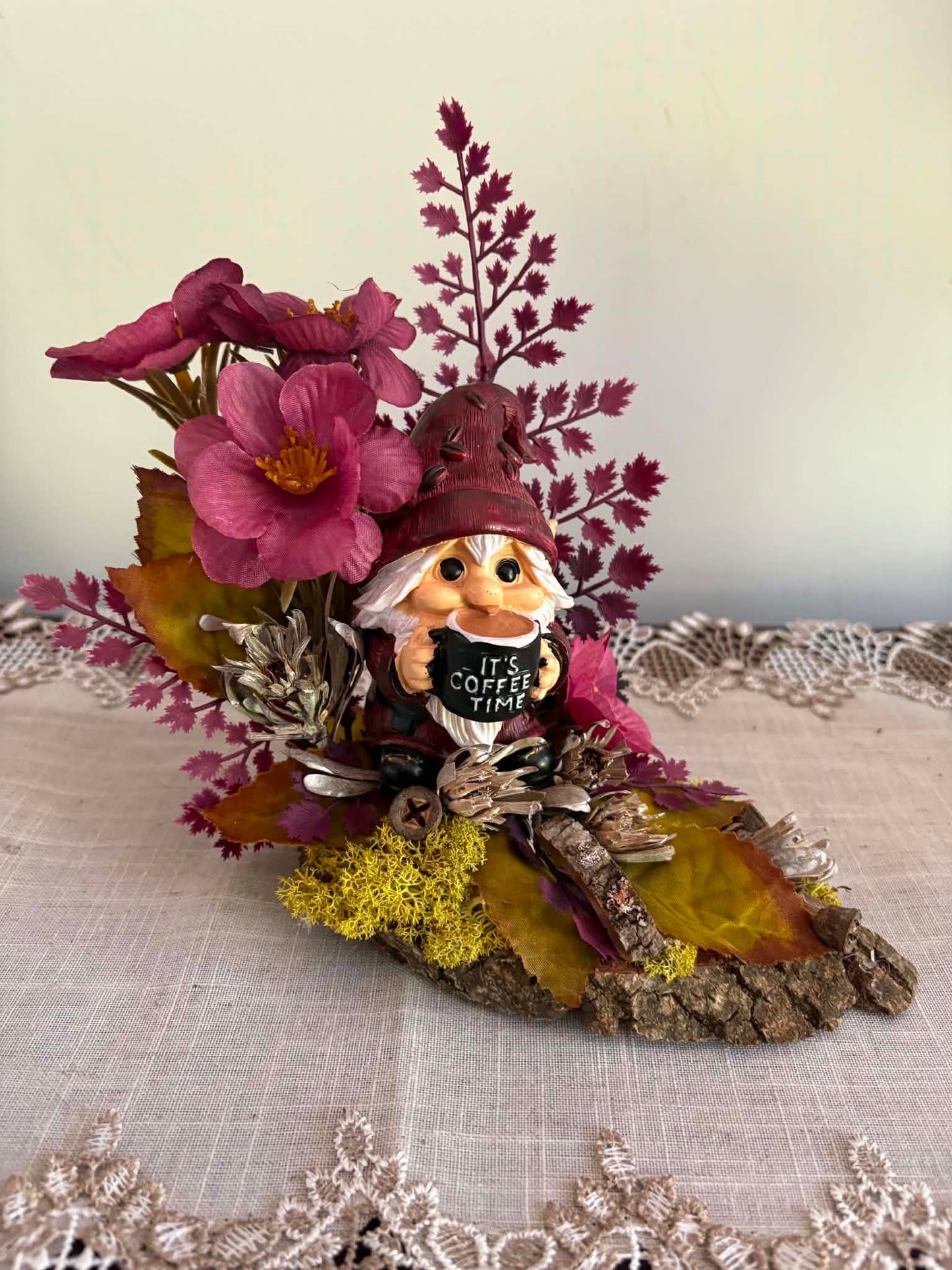 It's Coffee Time Gnome Decor