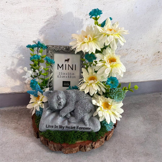Cat Memorial Table Top Decor
8"W x 9"H x 7"D