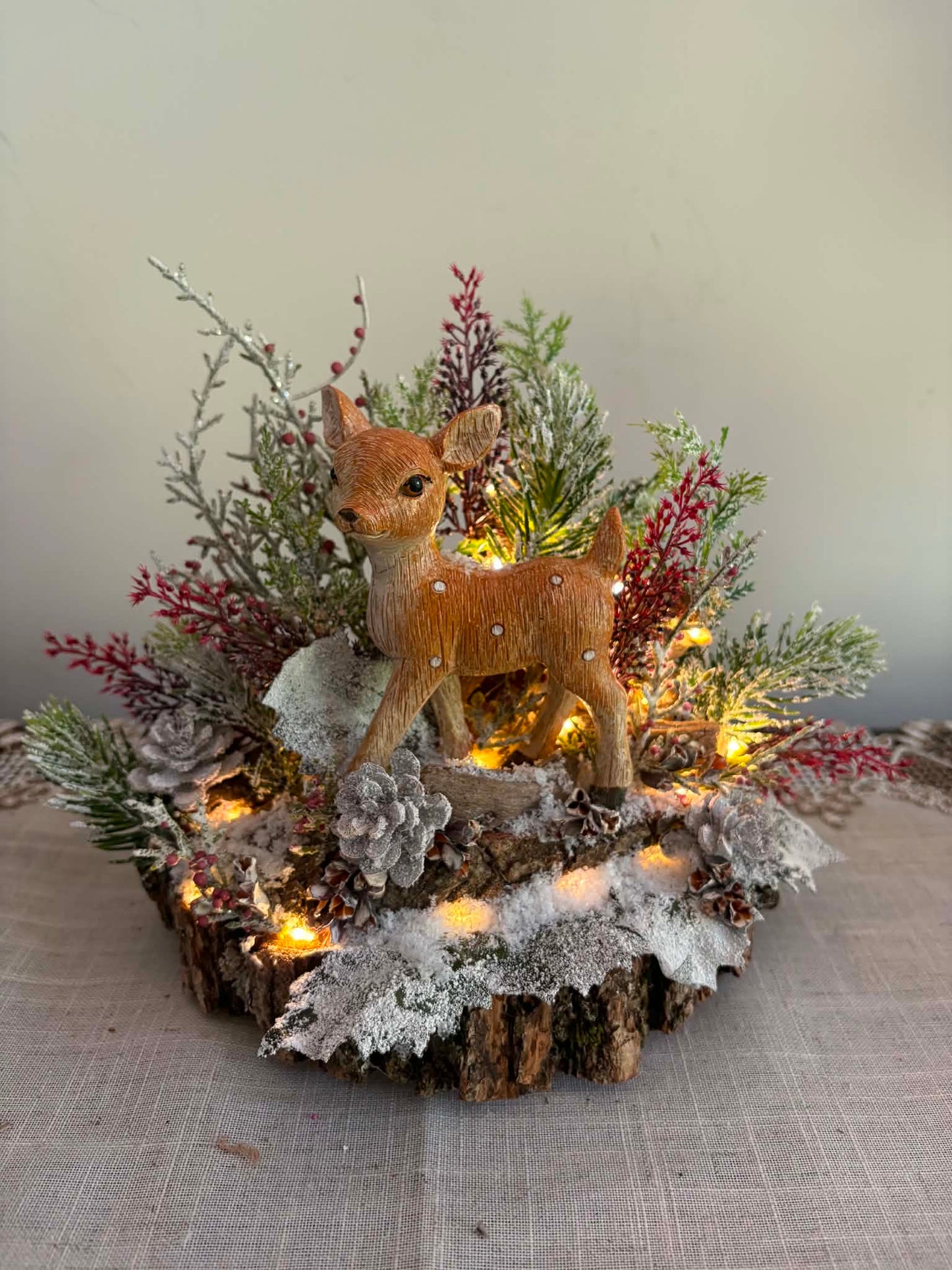 Deer Winter Wonderland Table Decor