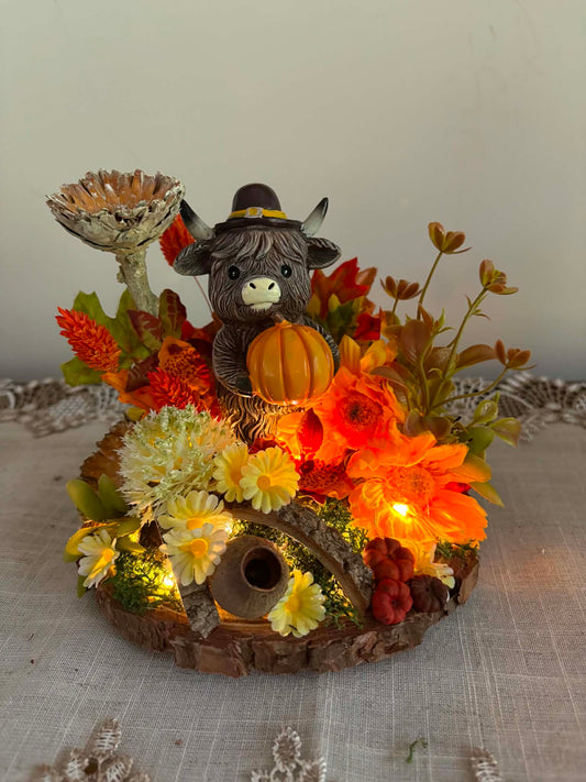 Findlay's Fall Garden Table Decor 
6"W x 6"D x 6"H